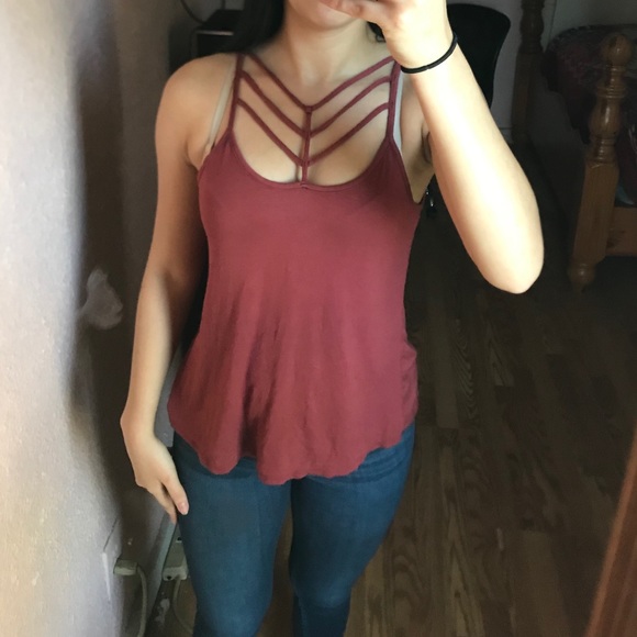Maroon Tank Top - Picture 2 of 2
